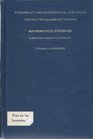 Mathematical Statistics A Decision Theoretic Approach