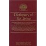 Dictionary of Tax Terms