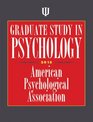 Graduate Study in Psychology 2015 Edition