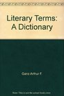 Literary terms A dictionary