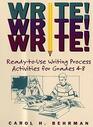 Write Write Write ReadyToUse Writing Process Activities Grade 4  8