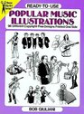 ReadytoUse Popular Music Illustrations  96 Different CopyrightFree Designs Printed One Side