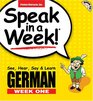 Speak in a Week German Week One