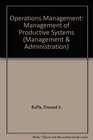 Operations Management Management of Productive Systems