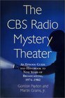 The CBS Radio Mystery Theater An Episode Guide and Handbook to Nine Years of Broadcasting 19741982