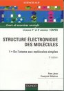 Structure lectronique des molcules