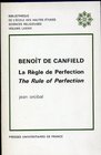 Benot De Canfield La rgle de perfection The Rule of Perfection