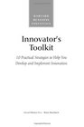Innovator's Toolkit 10 Practical Strategies to Help You Develop and Implement Innovation
