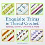 Exquisite Trims in Thread Crochet 75 Patterns for Edgings Corners Crescents  More