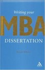 Writing Your MBA Dissertation