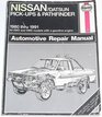 Haynes Repair Manual Nissan pickups Automotive repair manual