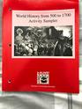 History Alive World History From 500 to 1700 Activity Sampler