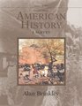 American History A Survey Volume 1 MP w/Powerweb