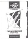 Learn as You Play Flute Piano Accompaniment