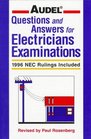 Audel Questions and Answers for Electricians Examinations 1996 NEC Rulings Included