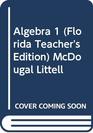 Algebra 1  McDougal Littell