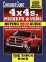 4x4s Pickups  Vans 2002 Buying Guide