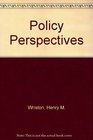 Policy Perspectives