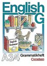 English G Ausgabe A Zu Band 3/4 Grammatikheft