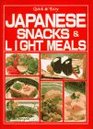 Japanese Snacks  Light Meals Quick  Easy