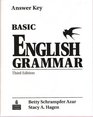 Basic English Grammar Answer Key