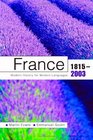 France 18152003 Modern History for Modern Languages