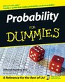 Probability For Dummies (For Dummies (Math & Science))