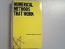 Numerical Methods That Work