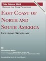 Tide Tables 2002 East Coast of North and South America