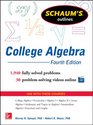 Schaum's Outline of College Algebra 4th Edition