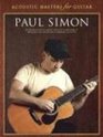 Acoustic Masters For Guitar Paul Simon