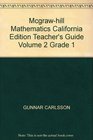 Mcgrawhill Mathematics California Edition Teacher's Guide Volume 2 Grade 1