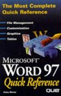 Microsoft Word 97 Quick Reference