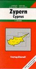 Zypern Mit Kulturfuhrer Autokarte  Cyprus with Cutural Guide Road Map  Chypre Avec Guide Culturel Carte Routiere 1250 000