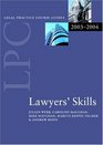 LPC Lawyers' Skills 2003/2004