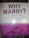 Why Marry