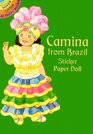 Camina from Brazil Sticker Paper Doll