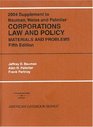 2004 Supplement to Corporations Law and Policy