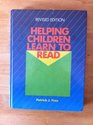 Helping Children Learn to Read