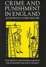 Crime and Punishment in England An Introductory History