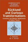 Backlund  Darboux Transformations