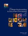 Gregg College Keyboarding  Document Processing  Lessons 160 text