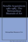 Notable Acquisitions 19821983  The Metropolitan Museum of Art