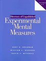 Directory of Unpublished Experimental Mental Measures