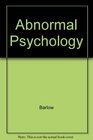 Abnormal Psychology 1998 publication