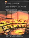 Introduction to ADMINISTRATION of JUSTICE