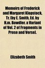 Memoirs of Frederick and Margaret Klopstock Tr