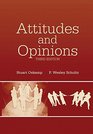 Attitudes and Opinions