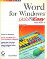 Word for Windows Quick  Easy Covers Version 6