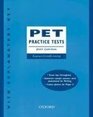 PET Practice Tests With Key